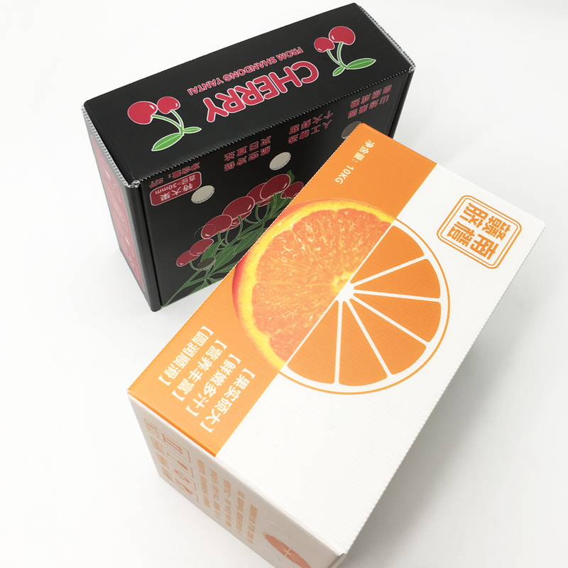 Gewölbte Plastikfrucht-Verpackenkästen CMYK Antifriktions-HD gefrorenen Speicher druckend