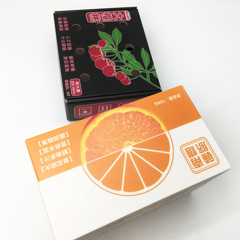 Gewölbte Plastikfrucht-Verpackenkästen CMYK Antifriktions-HD gefrorenen Speicher druckend